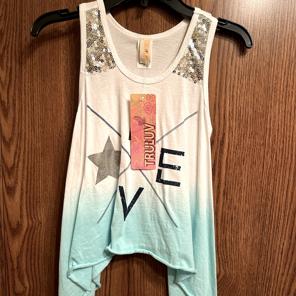 Truluv - love tank top - size 14
